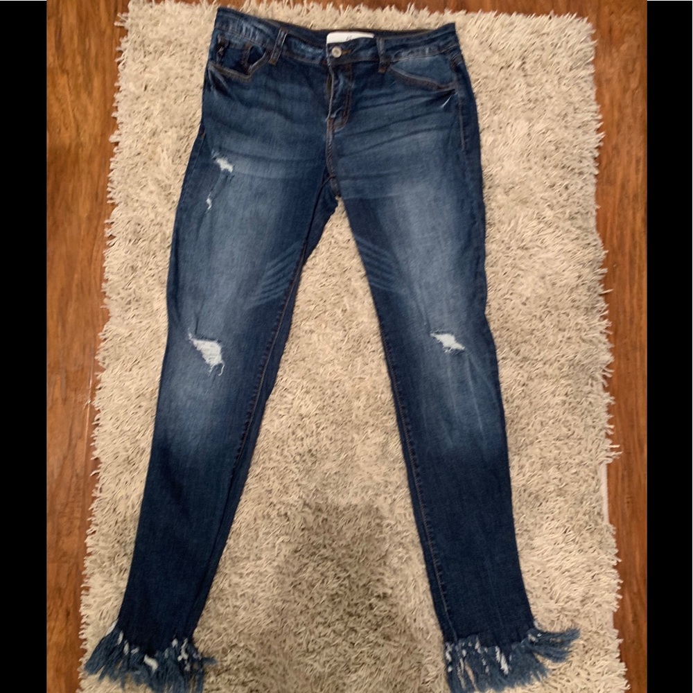 KanCan fringe jeans